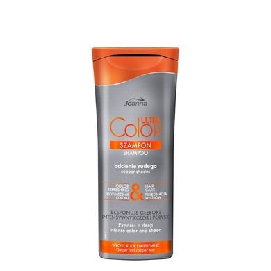 Joanna, Ultra Color, szampon do włosów odcienie rudego, 200 ml