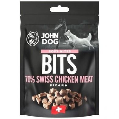 John Dog, chapsy z kurczaka szwajcarskiego, 70%, 100g