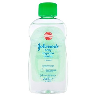 Johnson&Johnson, Johnson's Baby, oliwka dla dzieci z aloesem, 200 ml