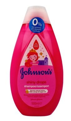 Johnson's Baby, Shiny Drops, szampon do włosów dla dzieci, 500 ml