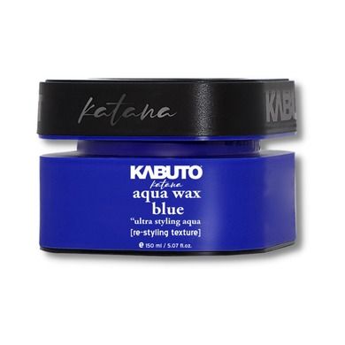 Kabuto Katana, Aqua Wax Blue Ultra Styling, średnio utrwalający wosk wodny, 150 ml