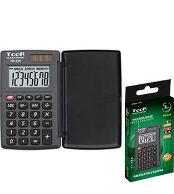Kalkulator kieszonkowy 8-pozycyjny, z klapką
