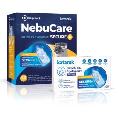 Katarek, NebuCare Secure+, zestaw do nebulizacji