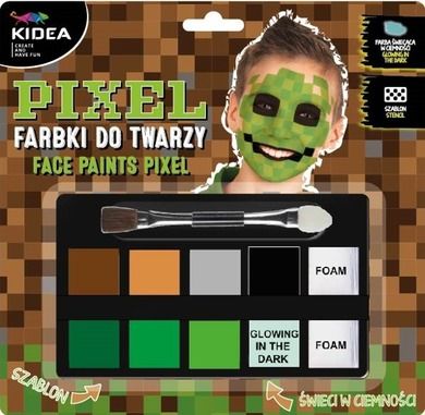 Kidea, Pixel, farbki do twarzy