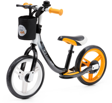 Kinderkraft, Space, rowerek biegowy, pomarańczowy