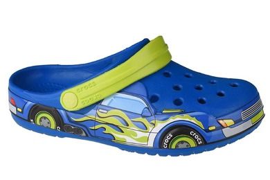 Klapki dziecięce, niebieskie, Crocs Fun Lab Truck Band Clog