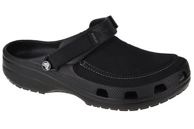 Klapki męskie, czarne, Crocs Classic Yukon Vista II Clog