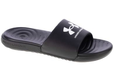 Klapki męskie, czarne, Under Armour Ansa Fixed Slides