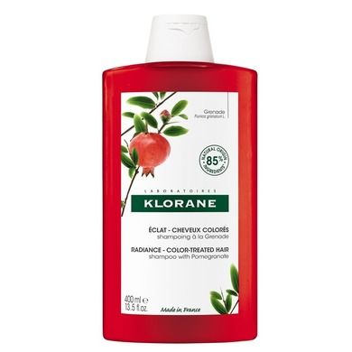 Klorane, Radiance Shampoo, szampon do włosów farbowanych, 400 ml