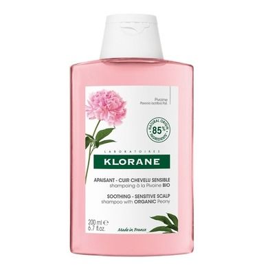 Klorane, Soothing Shampoo, szampon z organiczną piwonią, 200 ml