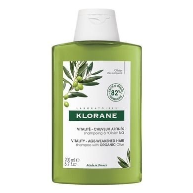 Klorane, Vitality Shampoo, szampon do włosów osłabionych, 200 ml