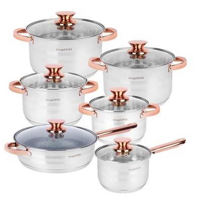 Könighoffer, Könighoffer, Bari, komplet garnków, indukcja, brown