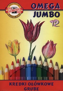 Koh-I-Noor, kredki Omega Jumbo, 12 kolorów