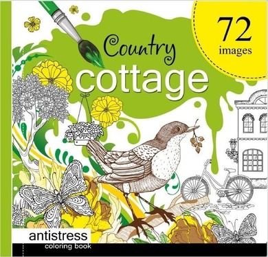 Kolorowanka antystresowa 200-200 mm. Country cottage