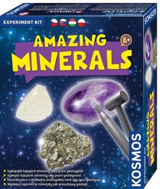Kosmos, minerały, zestaw eksperymentalny