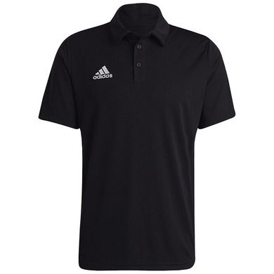 Koszulka polo męska z krótkim rękawem, czarna, Adidas Entrada 22 Polo
