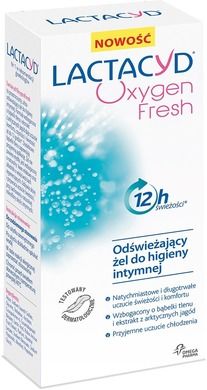 Lactacyd, Oxygen Fresh, odświeżający żel do higieny intymnej, 200 ml