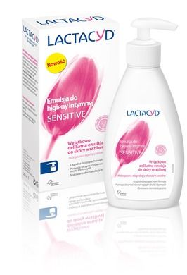 Lactacyd, Sensitive, emulsja do higieny intymnej z dozownikiem, 200 ml