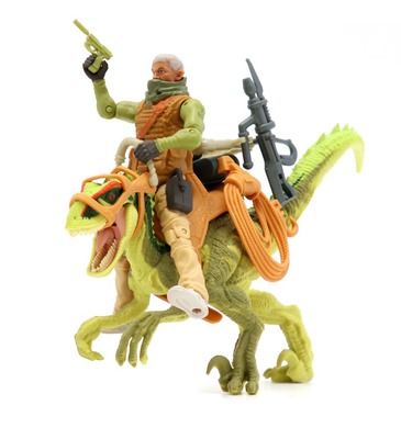 Lanard, Dinozaur z wojownikiem, zestaw figurek