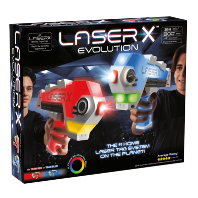 Laser X, Evolution, pistolety na podczerwień, zestaw podwójny