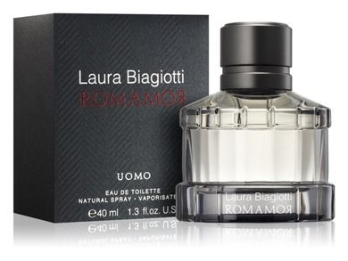 Laura Biagiotti, Romamor Uomo, woda toaletowa, spray, 40 ml