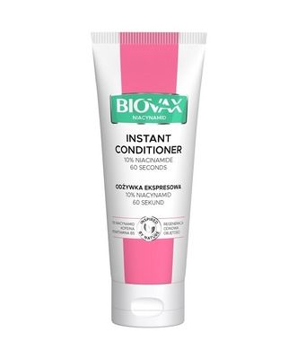 L`biotica, Biovax, niacynamid, odżywka do włosów ekspresowa, 10% niacynamid, 60 sekund, 200 ml