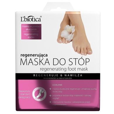 L`biotica, maska, stopy, skarpetki regenerujące, 32 ml