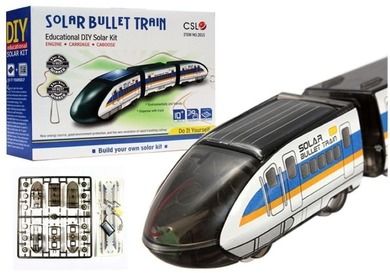 Lean Toys, Bullet Train, pociąg solarny, zabawka edukacyjna