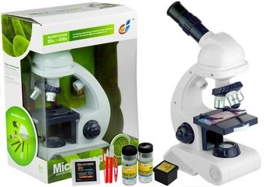 Lean Toys, mikroskop z akcesoriami