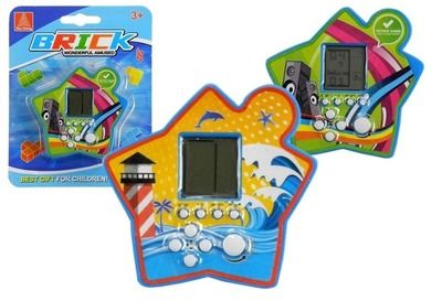 Lean Toys, Tetris, gwiazdka, gra elektroniczna, kieszonkowa