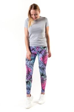 Legginsy sportowe damskie, mix, Hoop