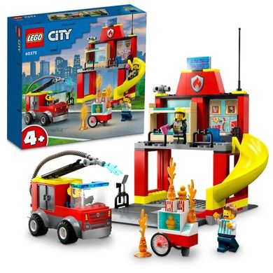 LEGO City, Remiza strażacka i wóz strażacki, 60375