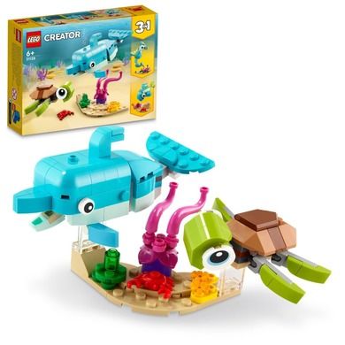 LEGO Creator, 3w1 Delfin i żółw, 31128
