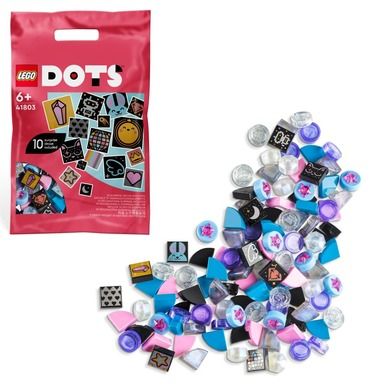 LEGO DOTS, Dodatki DOTS - seria 8, błyskotki, 41803