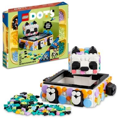 LEGO DOTS, Pojemnik z uroczą pandą, 41959