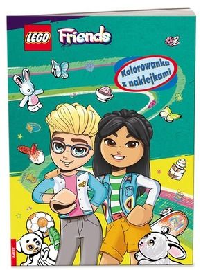 LEGO Friends. Kolorowanka z naklejkami