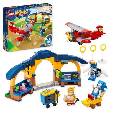 LEGO Sonic the Hedgehog, Tails z warsztatem i samolot Tornado, 76991