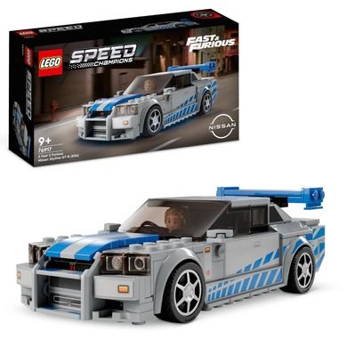 LEGO Speed Champions, Nissan Skyline GT-R (R34) z filmu „Za szybcy, za wściekli”, 76917