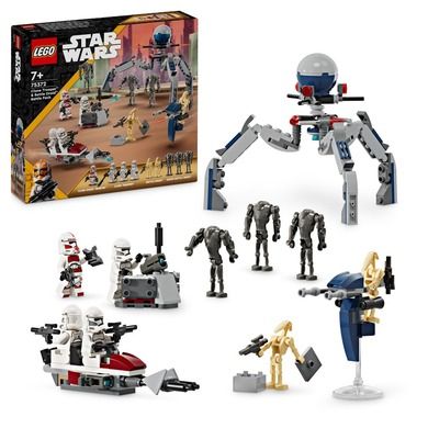 LEGO Star Wars, Zestaw bitewny z żołnierzem armii klonów i droidem bojowym, 75372