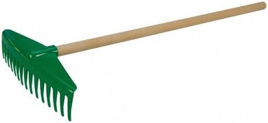 Lena, grabie z drewnianym uchwytem, 60 cm