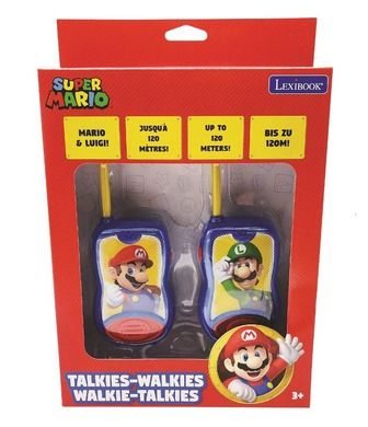 Lexibook, Super Mario, krótkofalówki walkie talkie ze sprzączką