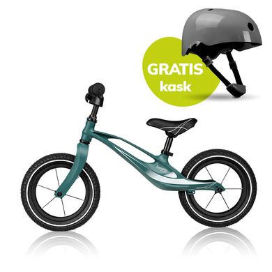 Lionelo, Bart Air, rowerek biegowy, kask gratis, Forest Green