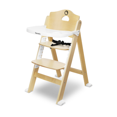 Lionelo, Floris, krzesełko do karmienia, drewniane