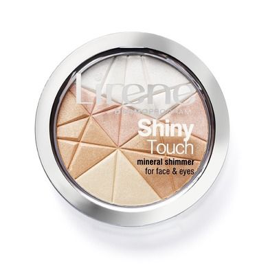 Lirene, Shiny Touch Mineral Shimmer, mineralny rozświetlacz do twarzy i oczu, 9g