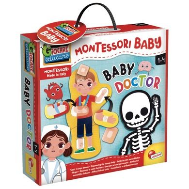 Lisciani, Montessori, Baby Doktor, gra edukacyjna