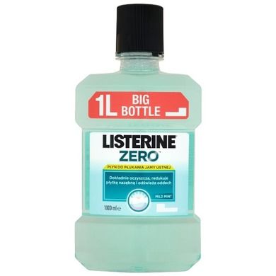 Listerine, Zero, płyn do płukania jamy ustnej, 1000 ml