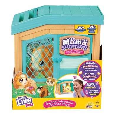 Little Live Pets, Mama Surprise, Świnka Morska, mama i małe świnki, zabawka interaktywna