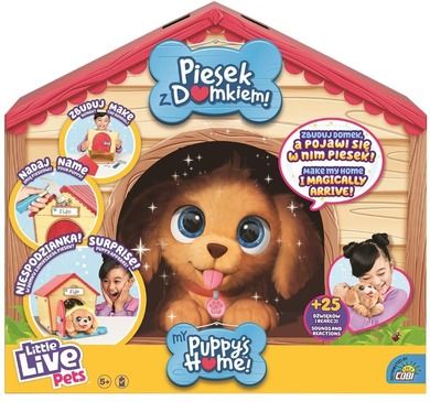 Little Live Pets, My Puppy's Home, Piesek z Domkiem, maskotka interaktywna
