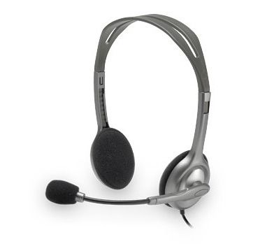 Logitech, słuchawki nauszne z mikrofonem H110 981-000271