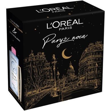 L'Oreal Paris, Paryż Nocą, zestaw, Volume Milion Lashes, tusz do rzęs, Black, 10.7 ml + Skin Expert, płyn micelarny do skóry wrażliwej i suchej, 400 ml